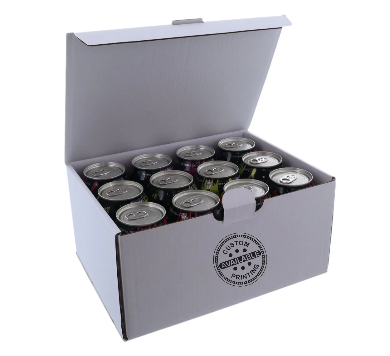 12 Pack 375ml Beer Can Mailing & Postage Box (Upright) - Image 18