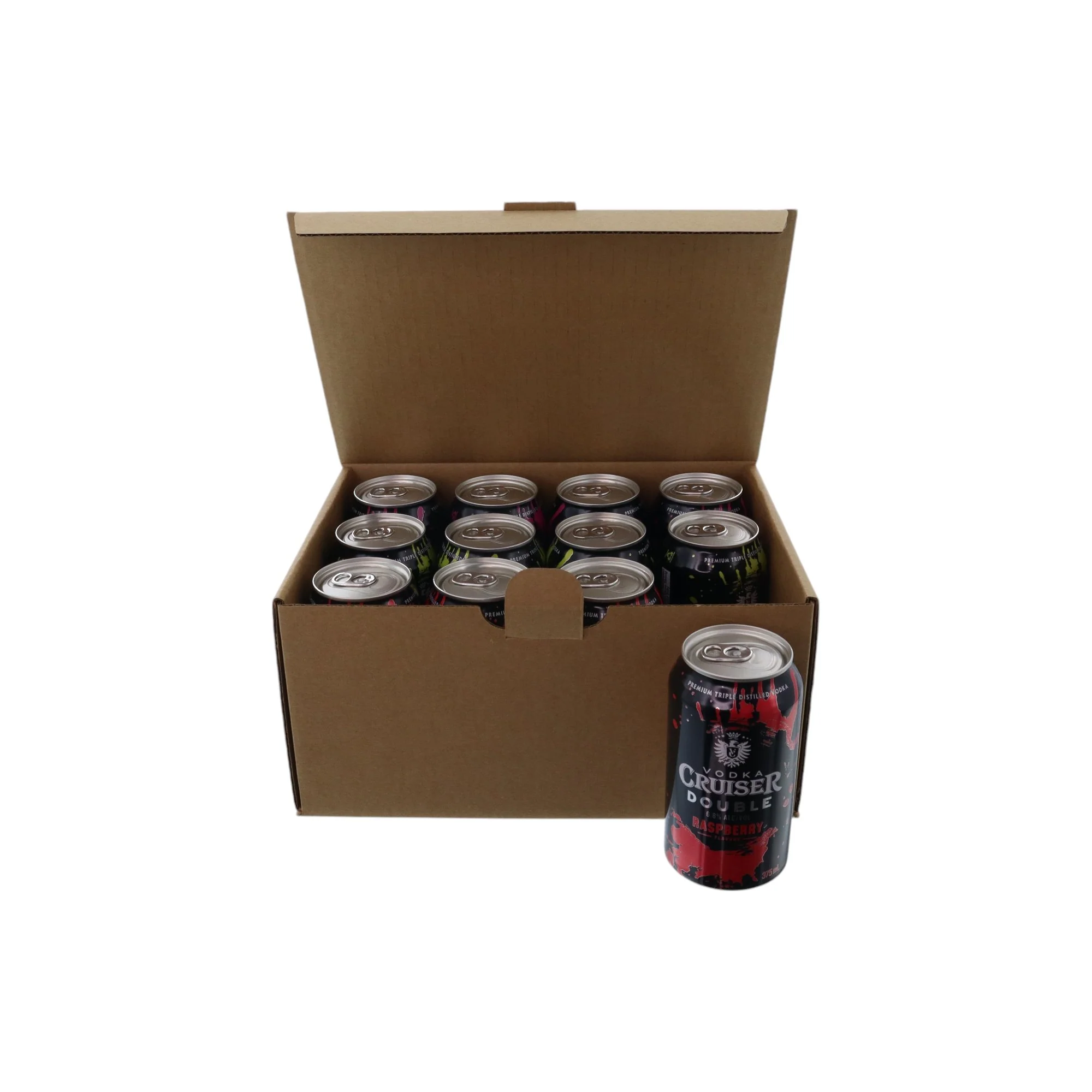 12 Pack 375ml Beer Can Mailing & Postage Box (Upright) - Image 4