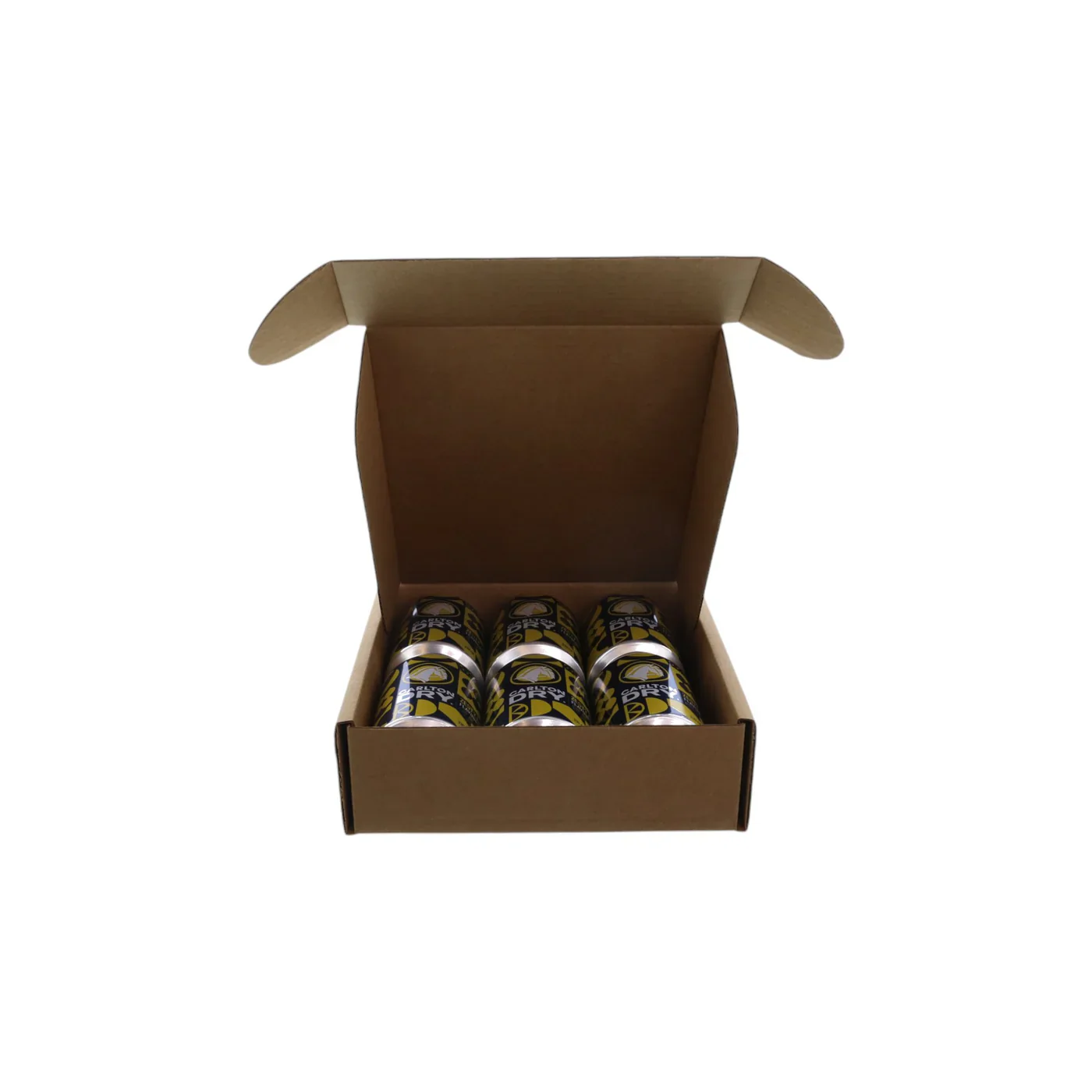 6 Pack 330ml Beer Can Mailing & Postage Box (Laydown) - Image 3
