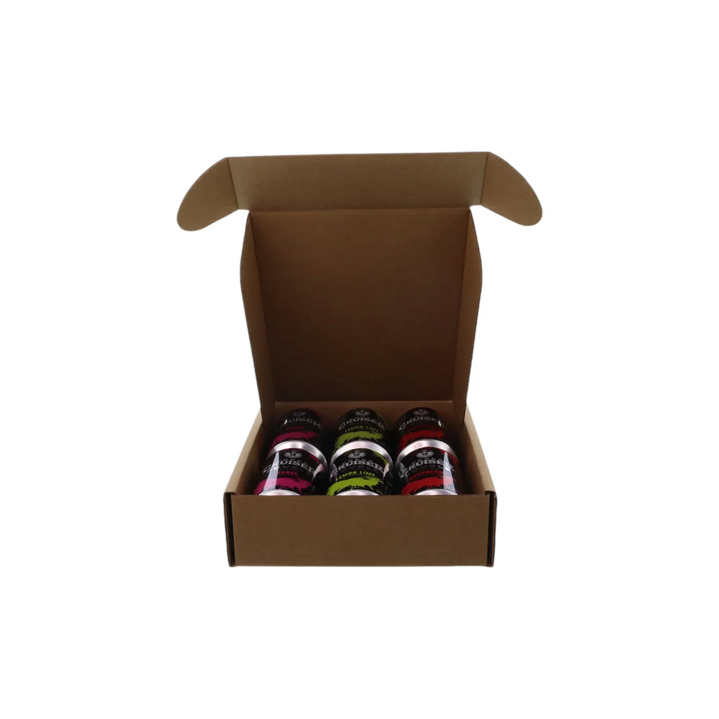 6 Pack 375ml Beer Can Mailing & Postage Box (Laydown) - Image 3