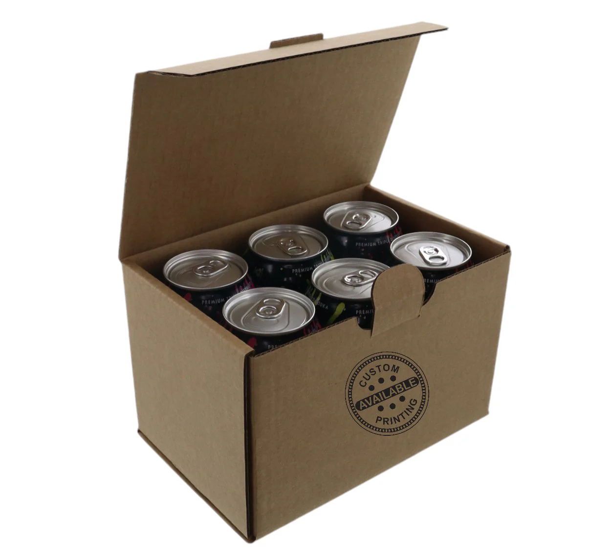 6 Pack 375ml Beer Can Mailing & Postage Box (Upright) - Image 16
