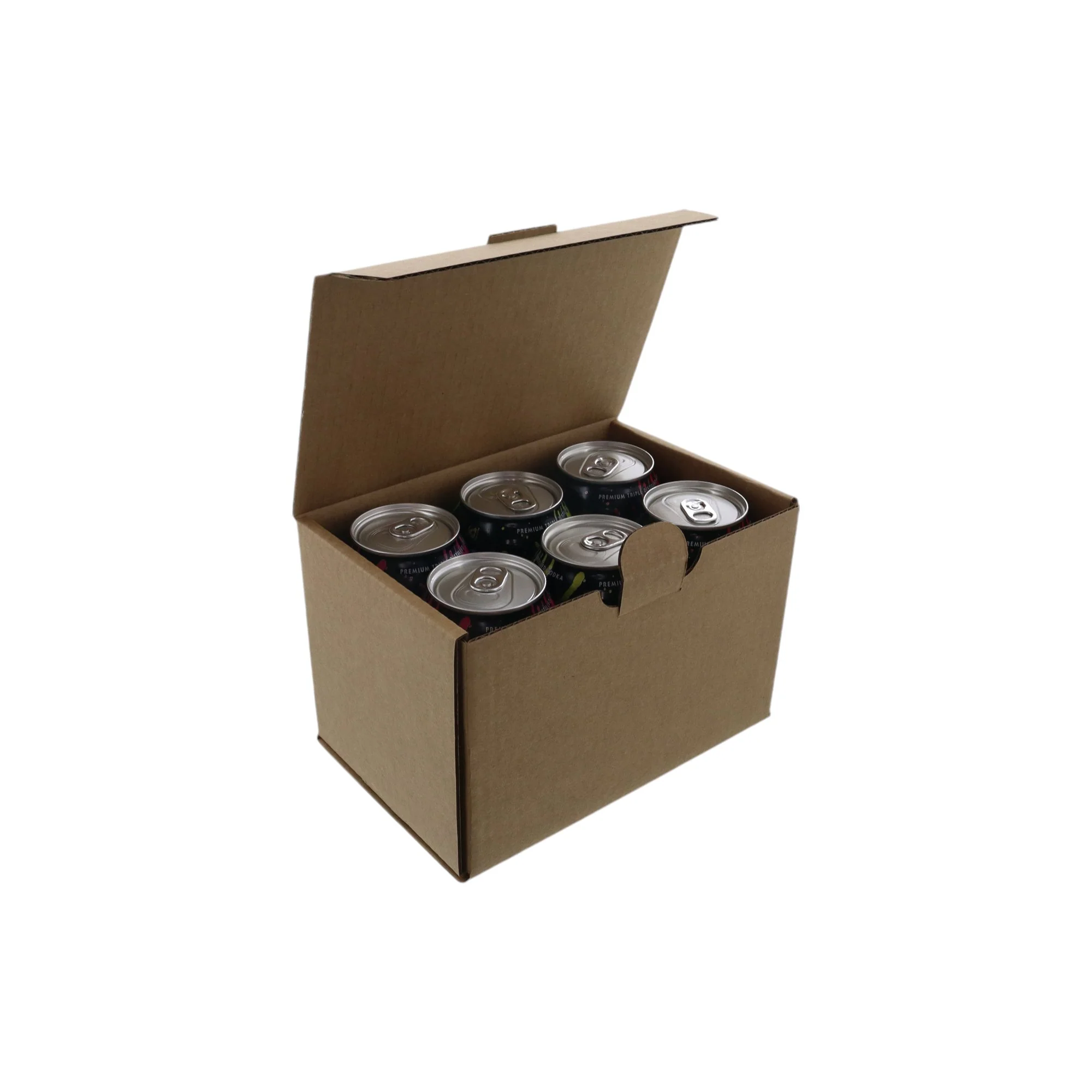 6 Pack 375ml Beer Can Mailing & Postage Box (Upright) - Image 2