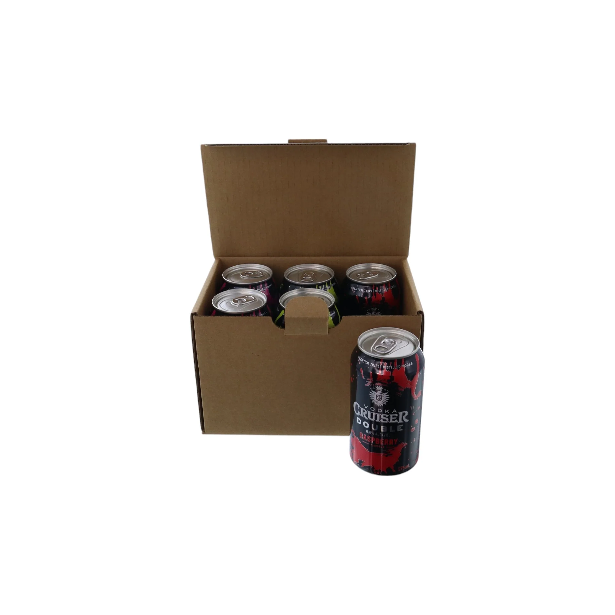 6 Pack 375ml Beer Can Mailing & Postage Box (Upright) - Image 4