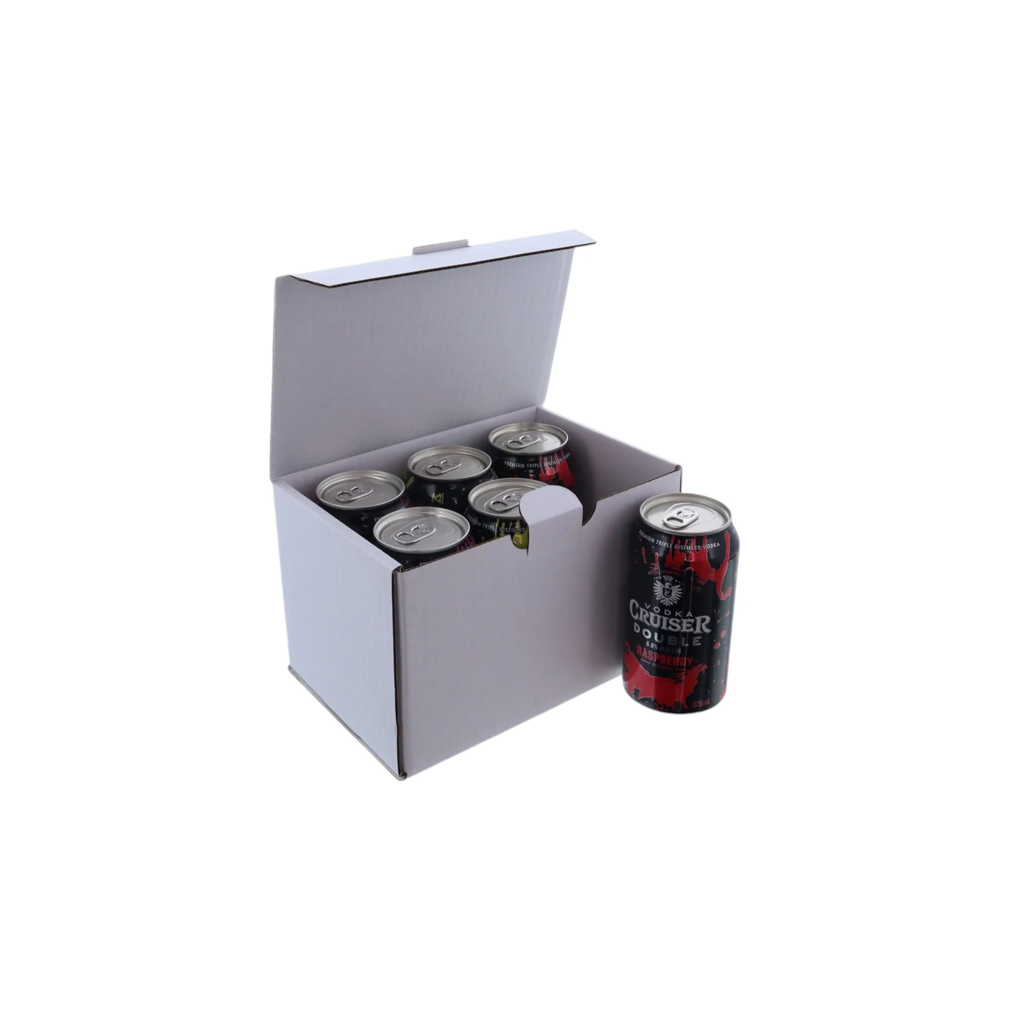 6 Pack 375ml Beer Can Mailing & Postage Box (Upright) - Image 9