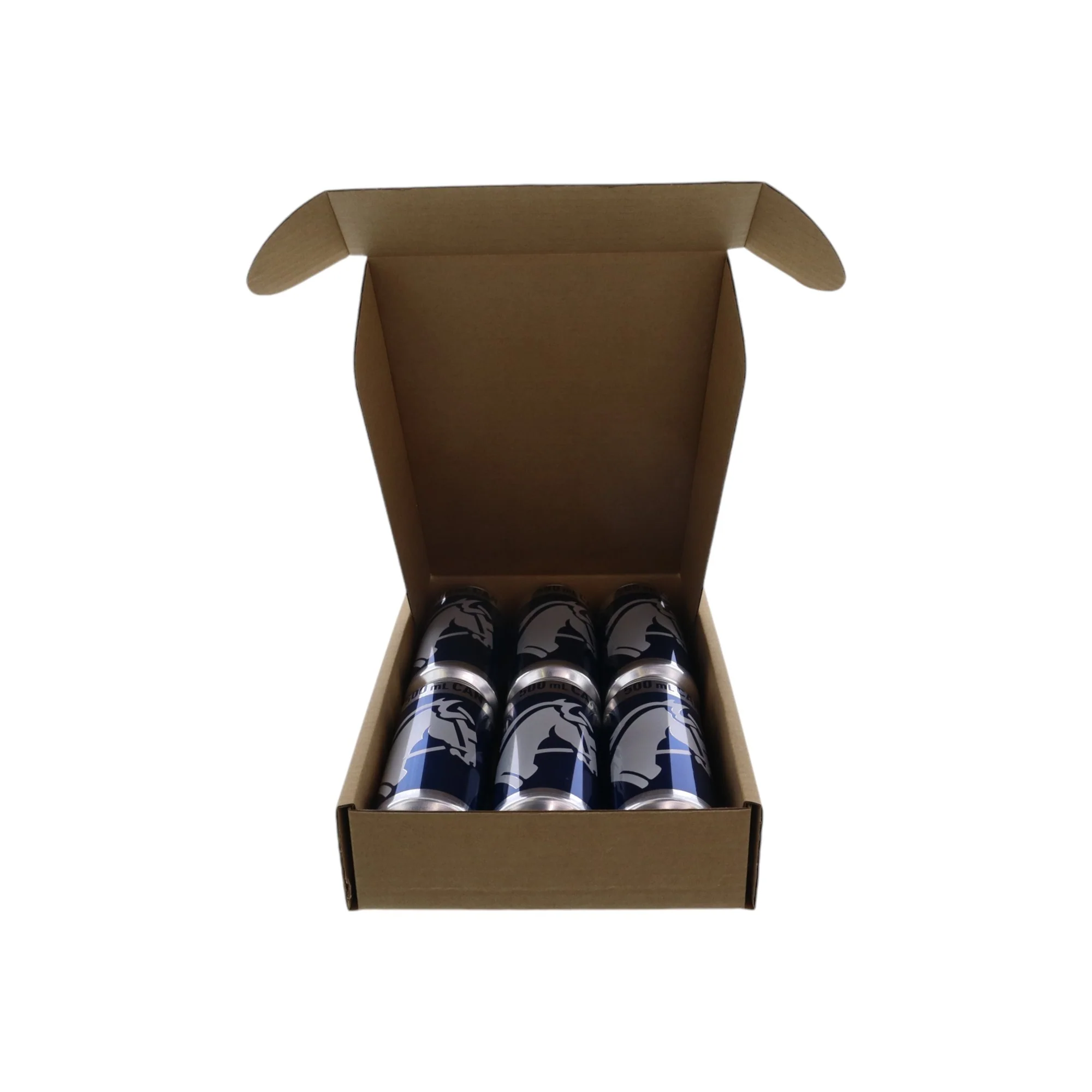 6 Pack 500ml Beer Mailing & Postage Box (Laydown) - Image 3