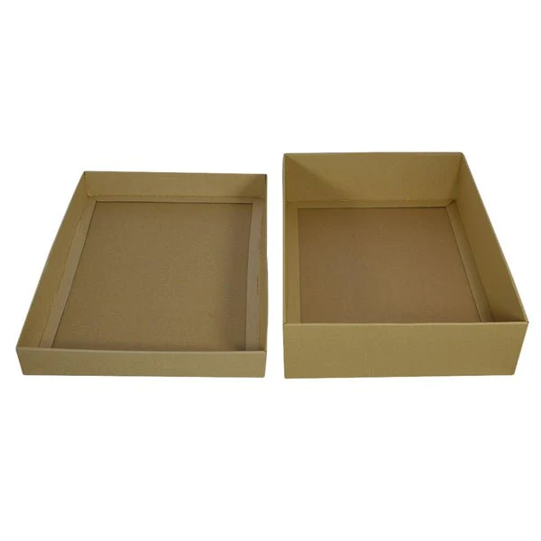 A3 Two Piece Cardboard Gift Box - 100mm High - Image 3