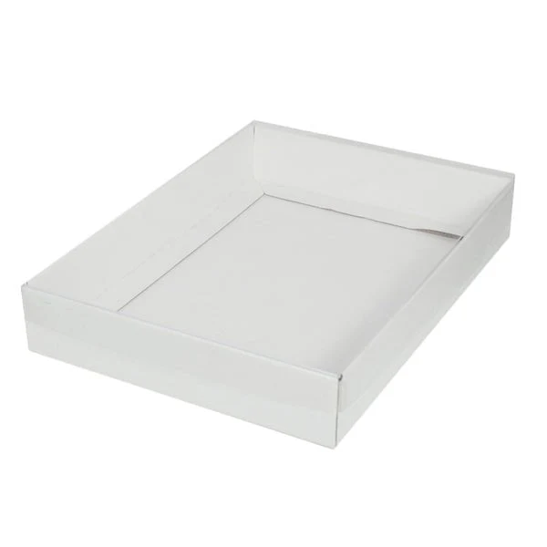 A4 Cardboard Gift Box with Clear Lid - 50mm High - Image 4
