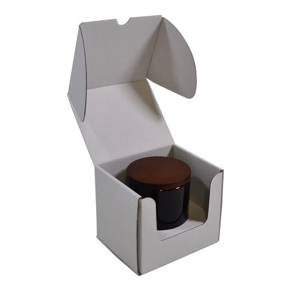 Large Candle Plain Glass 1 Oxford/Cambridge Jar Pack with Insert - Kraft Brown (MTO) - Image 12
