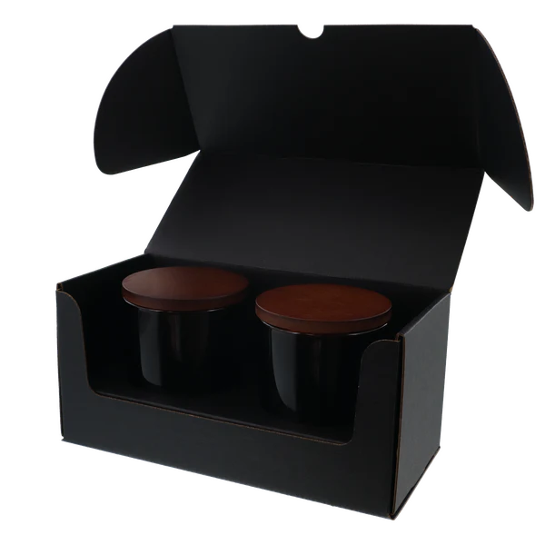 Large Candle Plain Glass 2 Pack with Insert (MTO) - Image 10