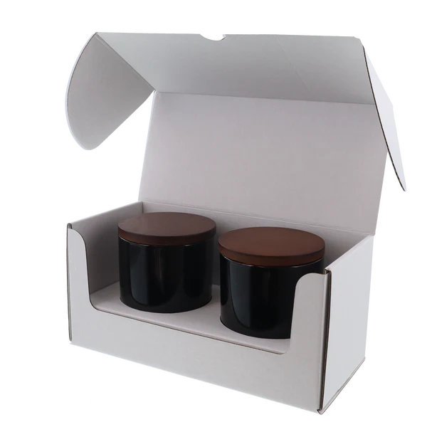 Large Candle Plain Glass 2 Pack with Insert (MTO) - Image 7