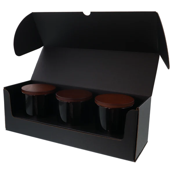 Large Candle Plain Glass 3 Pack with Insert (MTO) - Image 7