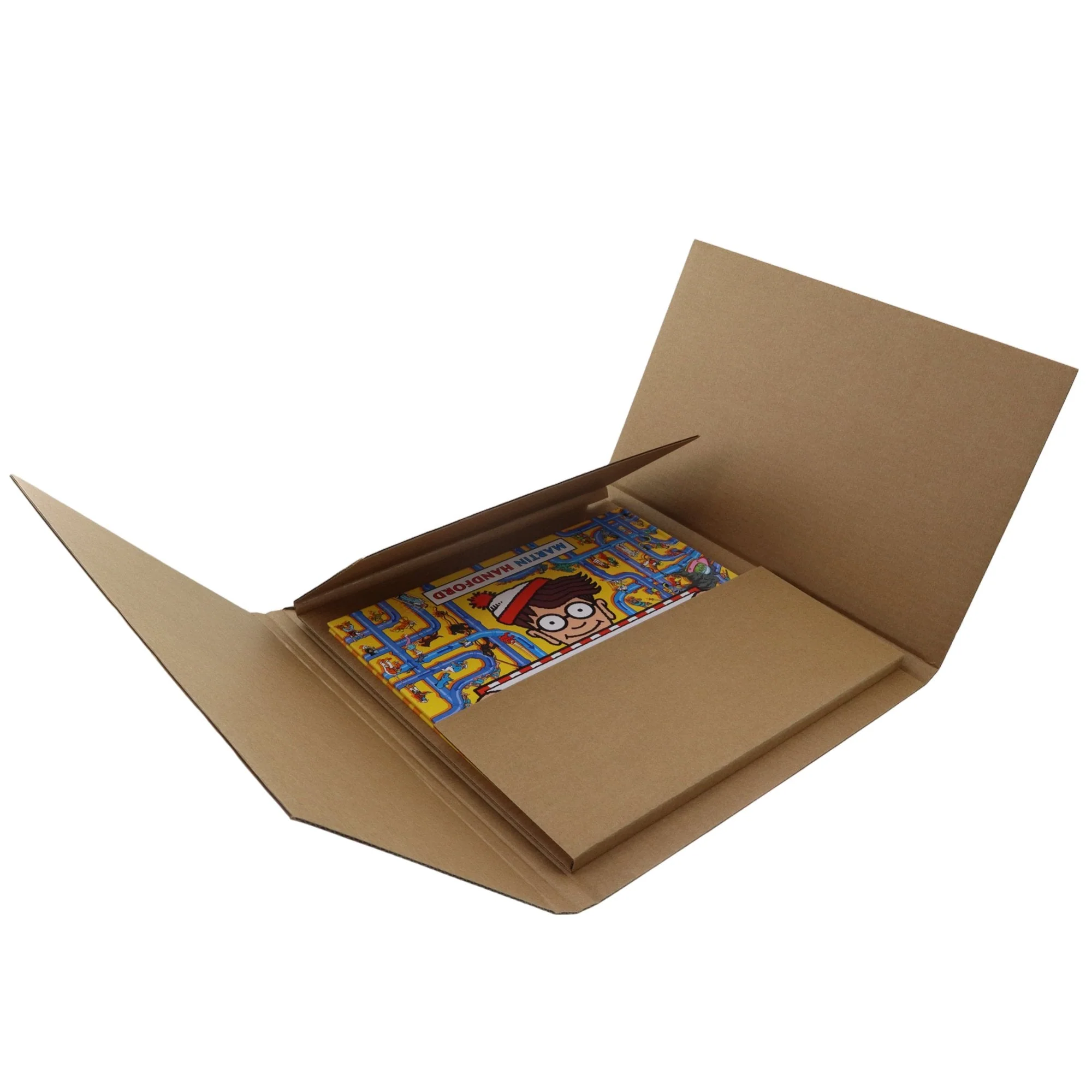 Large Square Twist Mailer - Kraft Brown - Image 4