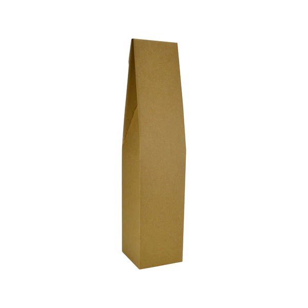 One Piece 1 Bottle Gable Top Wine Box 19270 - Image 3