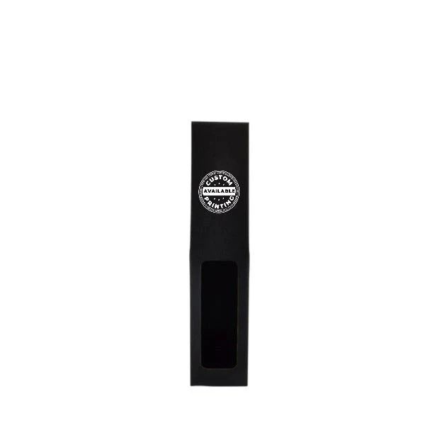 One Piece 1 Bottle Gable Top Wine Box with Window 19271 - Image 10