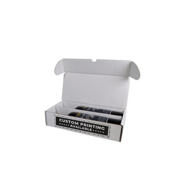 One Piece 330mm Double Wine Bottle Postage Box [REMOVABLE INSERT] - Image 8