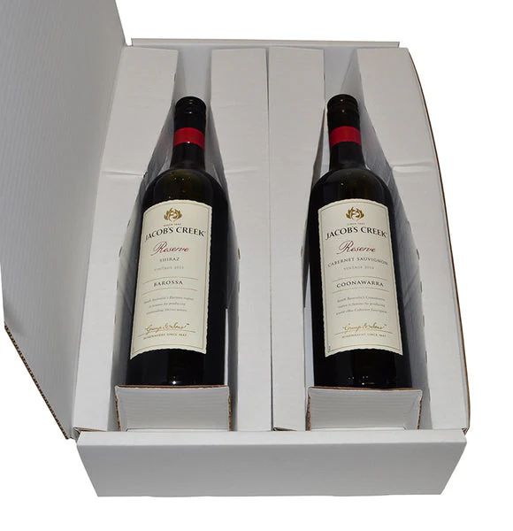 One Piece Heavy Duty Double Wine Postage Box (Inserts sold separately 24988) - Image 7