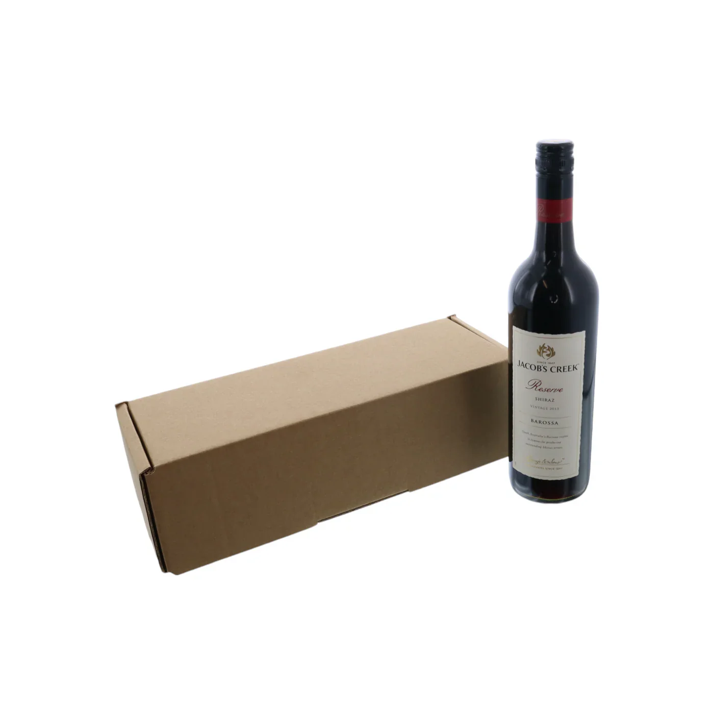 One Piece Single Wine Box with Attached Insert (Express Value Buy) - Image 8
