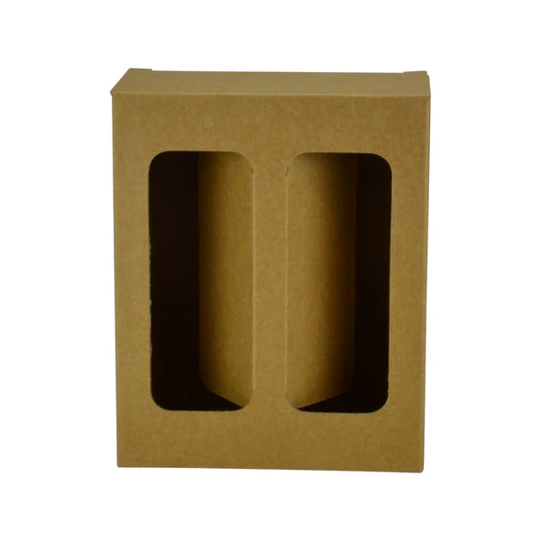 One Piece Two White Wine Glass Gift Box 19285 - Image 3
