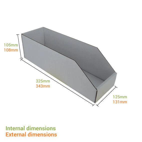 Pick Bin Box & Part Box 17971 (One Piece Self Locking Cardboard Storage Box) - Image 10