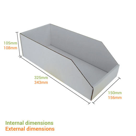 Pick Bin Box & Part Box 17972 (One Piece Self Locking Cardboard Storage Box) - Image 10