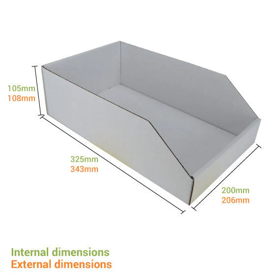 Pick Bin Box & Part Box 17973 (One Piece Self Locking Cardboard Storage Box) - Image 10