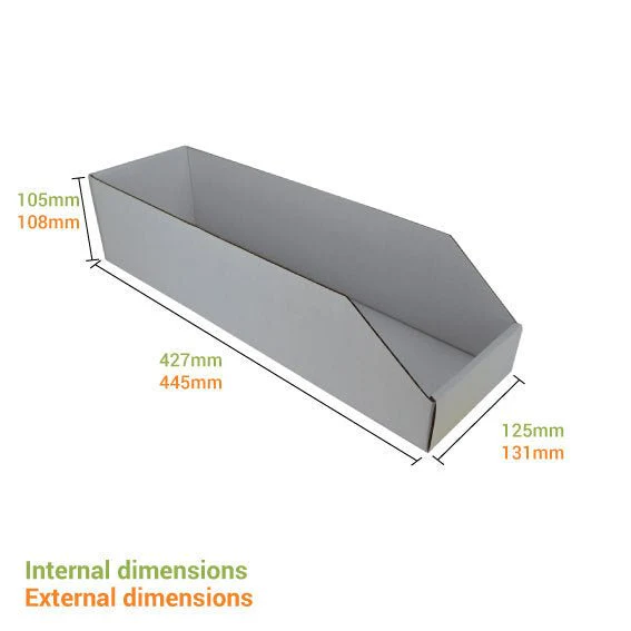Pick Bin Box & Part Box 17975 (One Piece Self Locking Cardboard Storage Box) - Image 10