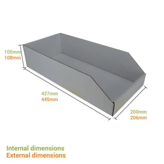 Pick Bin Box & Part Box 17977 (One Piece Self Locking Cardboard Storage Box) - Image 10