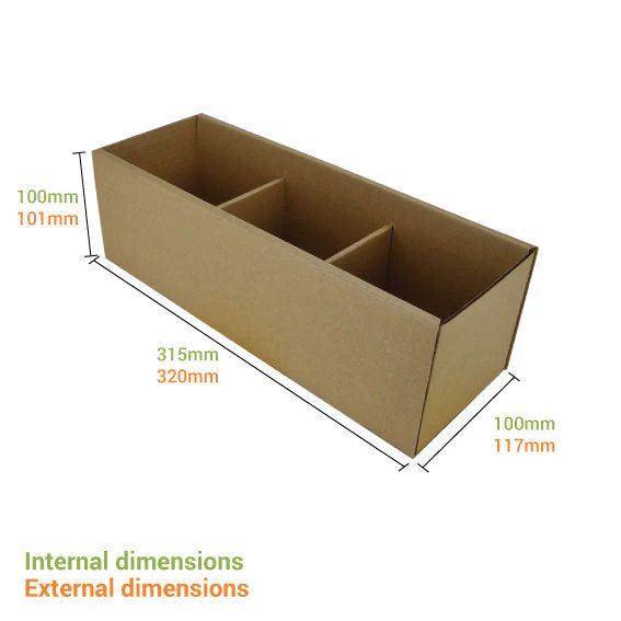 Pick Bin Box & Part Box 17978 (One Piece Self Locking Cardboard Storage Box) - Image 3