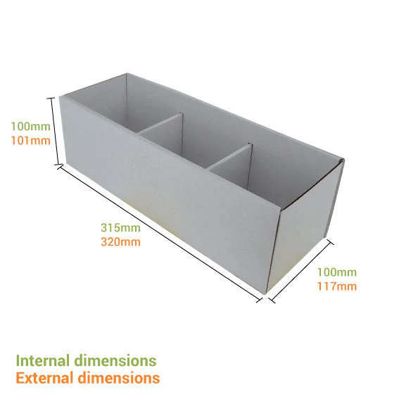 Pick Bin Box & Part Box 17978 (One Piece Self Locking Cardboard Storage Box) - Image 6