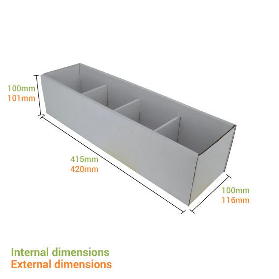 Pick Bin Box & Part Box 17979 (One Piece Self Locking Cardboard Storage Box) - Image 6