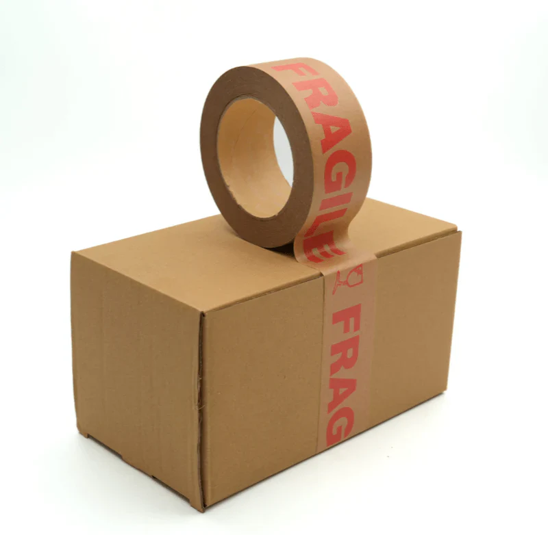 Printed Fragile Kraft Tape - 48mm x 50m - Image 2