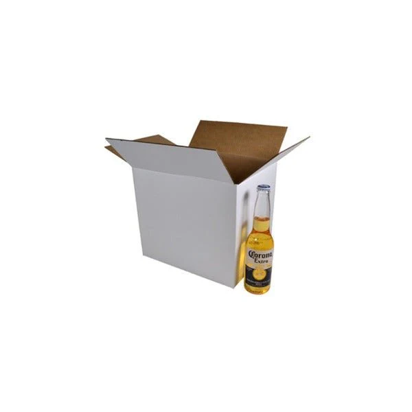 SAMPLE 12 Beer Bottle RSC Shipping Carton / (INSERTS SOLD SEPARATELY - See product 700-24789 to purchase inserts) Kraft White (P/N275512)