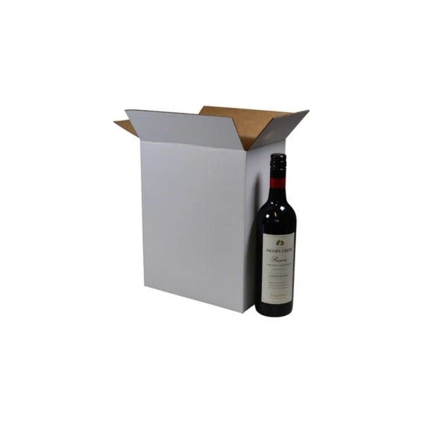 SAMPLE - 6 Bottle Wine [RSC Shipping Carton ] 311mm High - Kraft White - INSERTS SOLD SEPARATELY [700-24674]