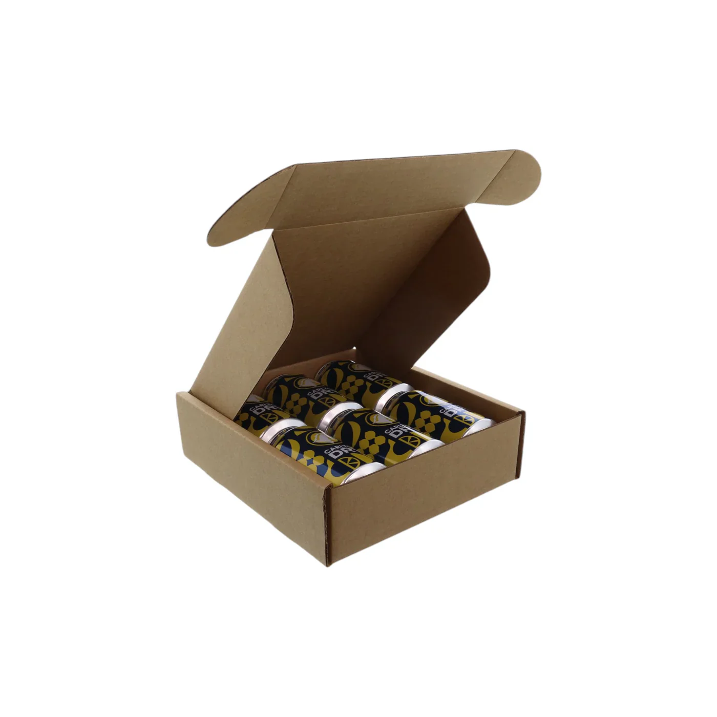 SAMPLE - 6 Pack 330ml Beer Mailing & Postage Box (Laydown)