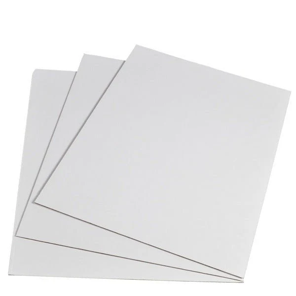 SAMPLE A1 Cardboard Sheet (594mm x 841mm x 1.5mm) - Kraft White