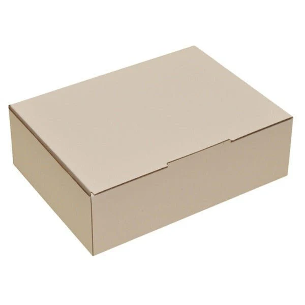 SAMPLE - A4 Postage Box - White (Brown Inside) (BXP2)