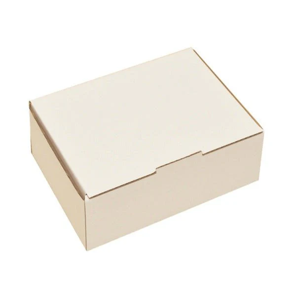 SAMPLE - A5 Postage Box - White (Brown Inside) (BXP1)
