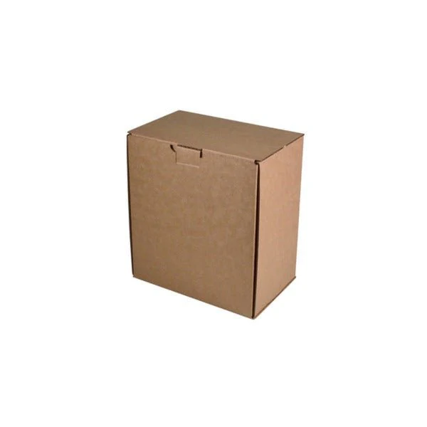 SAMPLE - B FLUTE - 12 Beer Bottle Shipping Box (insert sold separately) - Kraft Brown