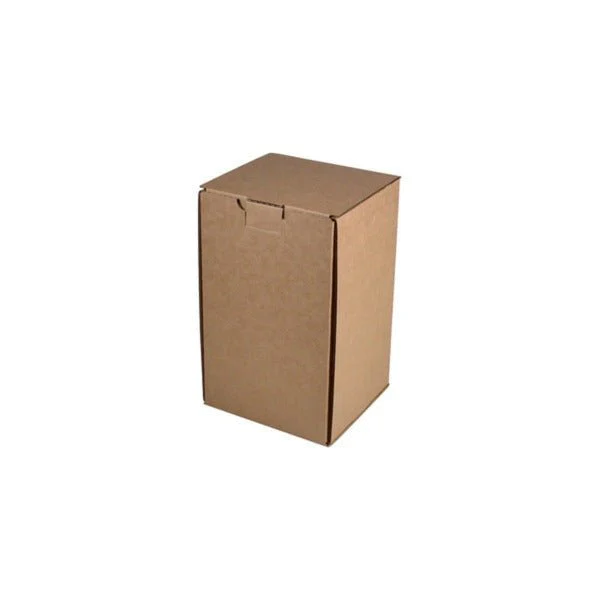 SAMPLE - B Flute - 4 Beer Bottle Shipping Box (insert sold separately 700-24812) - Kraft Brown