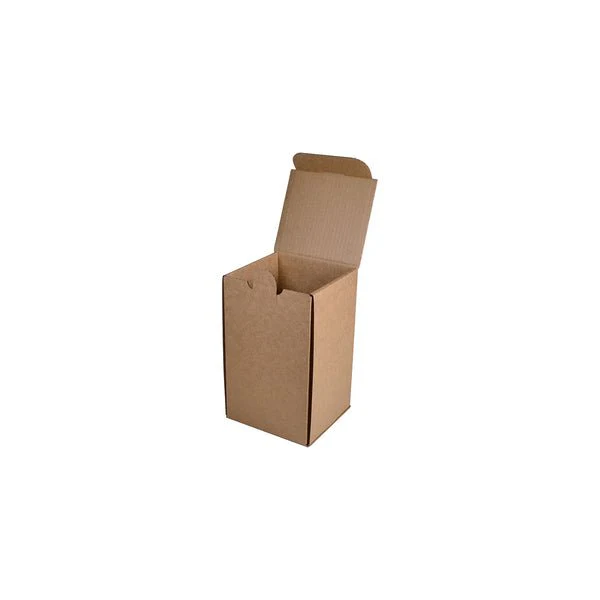 SAMPLE - B Flute - 4 Beer Bottle Shipping Box (insert sold separately 700-24812) - Kraft Brown - Image 2