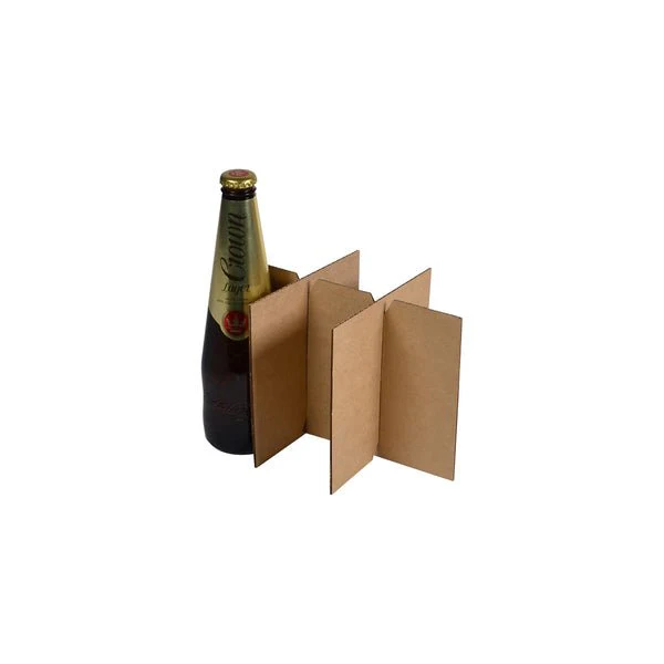 SAMPLE - B Flute - 6 Beer Bottle Shipping Box (insert sold separately 700-24788) - Kraft Brown - Image 5