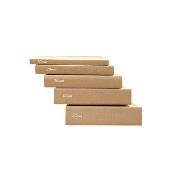 SAMPLE - B FLUTE - A5 Multi Crease Box (1 Box 5 Heights 10/20/30/40/50mm) - Kraft Brown