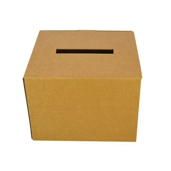 SAMPLE - B Flute - Entry Ballot Box - Kraft Brown