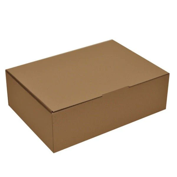 SAMPLE - B Flute - Large Postage Box - Kraft Brown  (BXP4)
