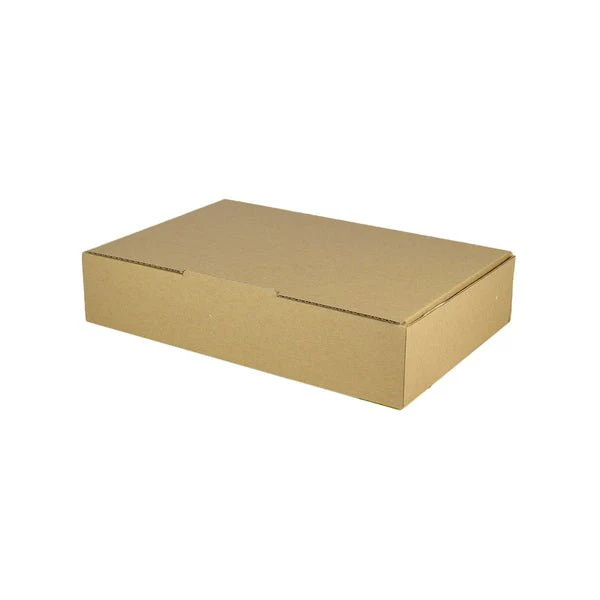 SAMPLE - B Flute - Medium Post Box for 3kg Post Satchel - Kraft Brown - Image 2