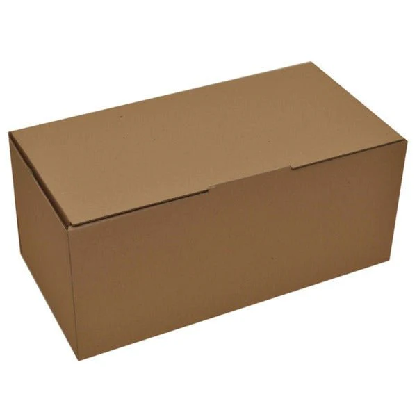 SAMPLE - B Flute - Medium Postage Box - Kraft Brown (BXP3)