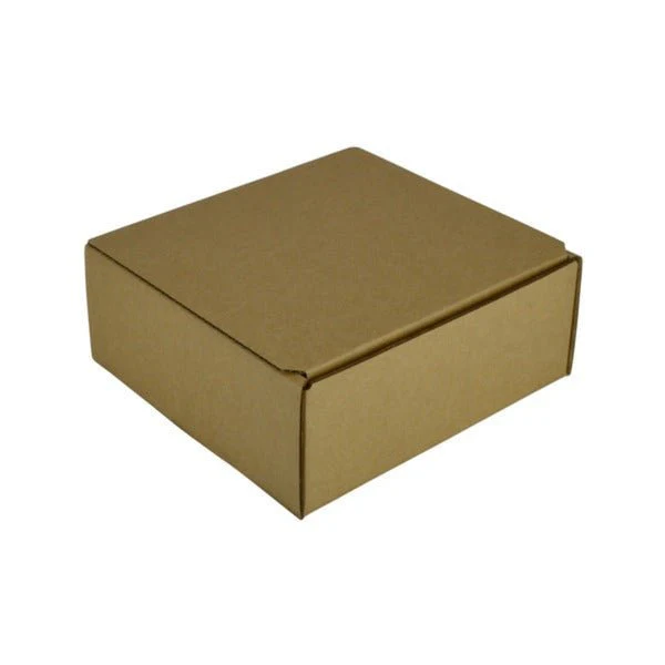 SAMPLE - B Flute - One Piece Postage & Mailing Box 10389 - Kraft Brown