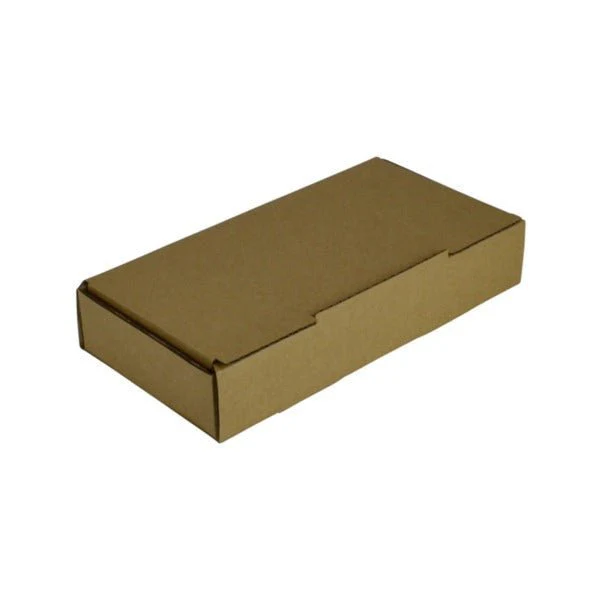SAMPLE - B Flute - One Piece Postage & Mailing Box 15148 - Kraft Brown