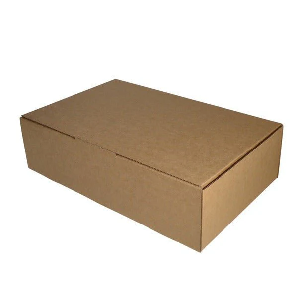 SAMPLE - B Flute - One Piece Postage & Mailing Box 20002 - Kraft Brown