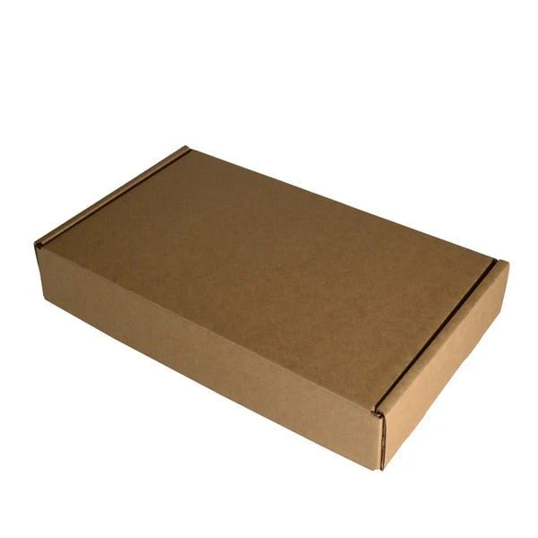SAMPLE - B Flute - One Piece Postage & Mailing Box 20801 - Kraft Brown
